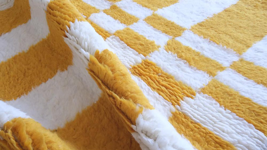 Tapis berbere marocain moderne en laine 203 x 293 cm - AFKliving
