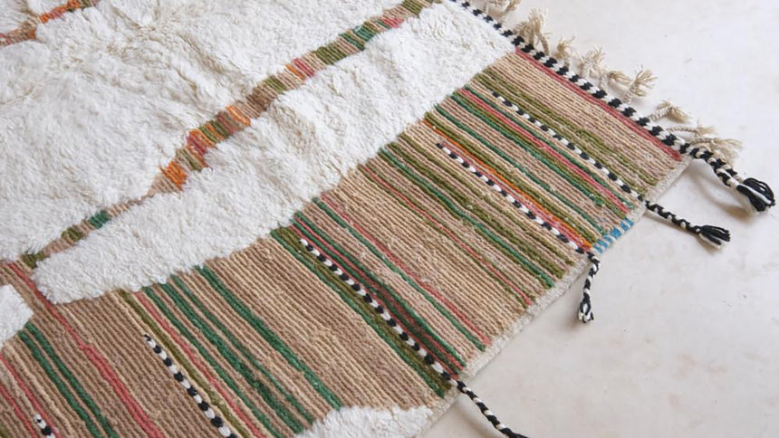 Tapis berbere marocain moderne en laine 205 x 281 cm - AFKliving