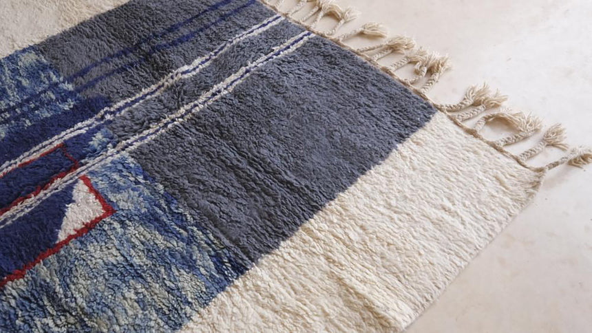 Tapis berbere marocain moderne en laine 205 x 293 cm - AFKliving
