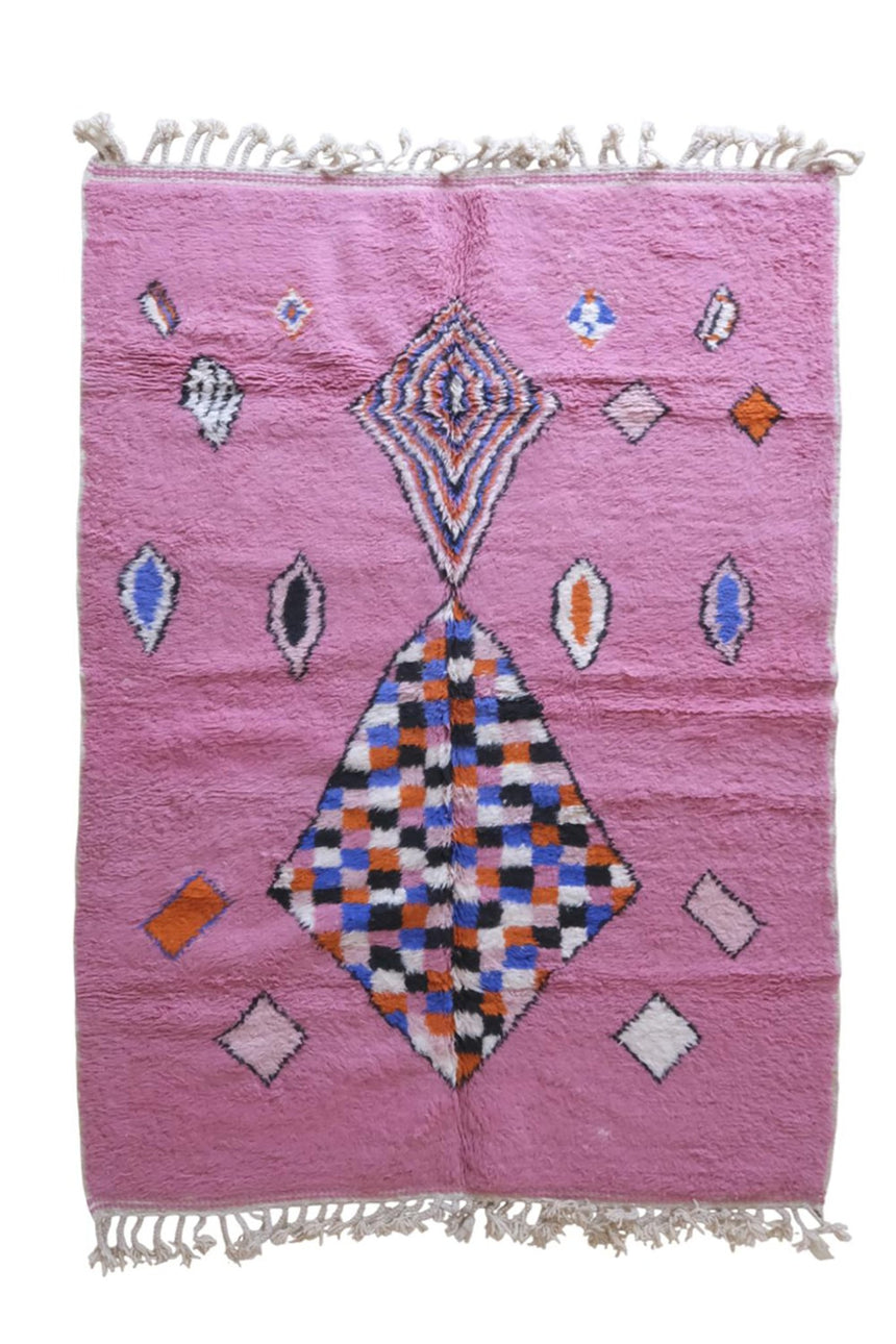 Tapis berbere marocain moderne en laine 207 x 295 cm - AFKliving