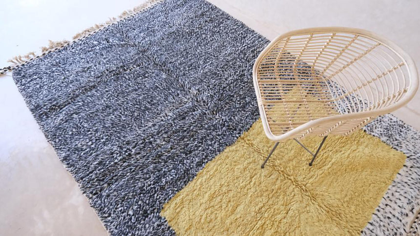 Tapis berbere marocain moderne en laine 209 x 300 cm - AFKliving