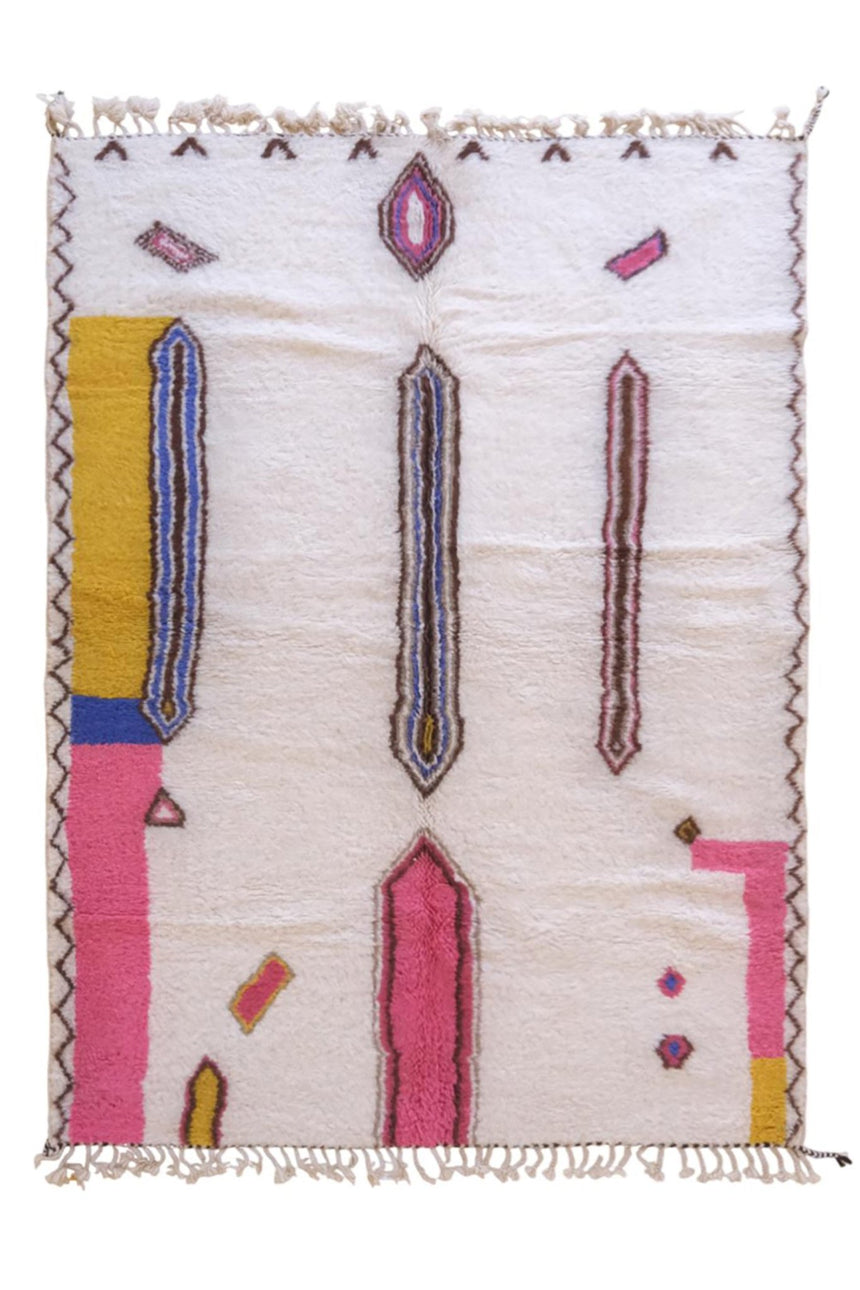 Tapis berbere marocain moderne en laine 211 x 286 cm - AFKliving
