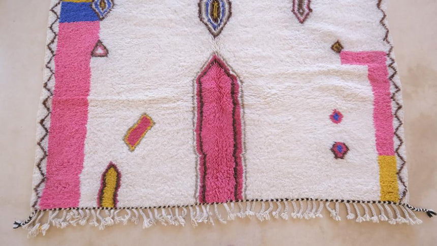 Tapis berbere marocain moderne en laine 211 x 286 cm - AFKliving