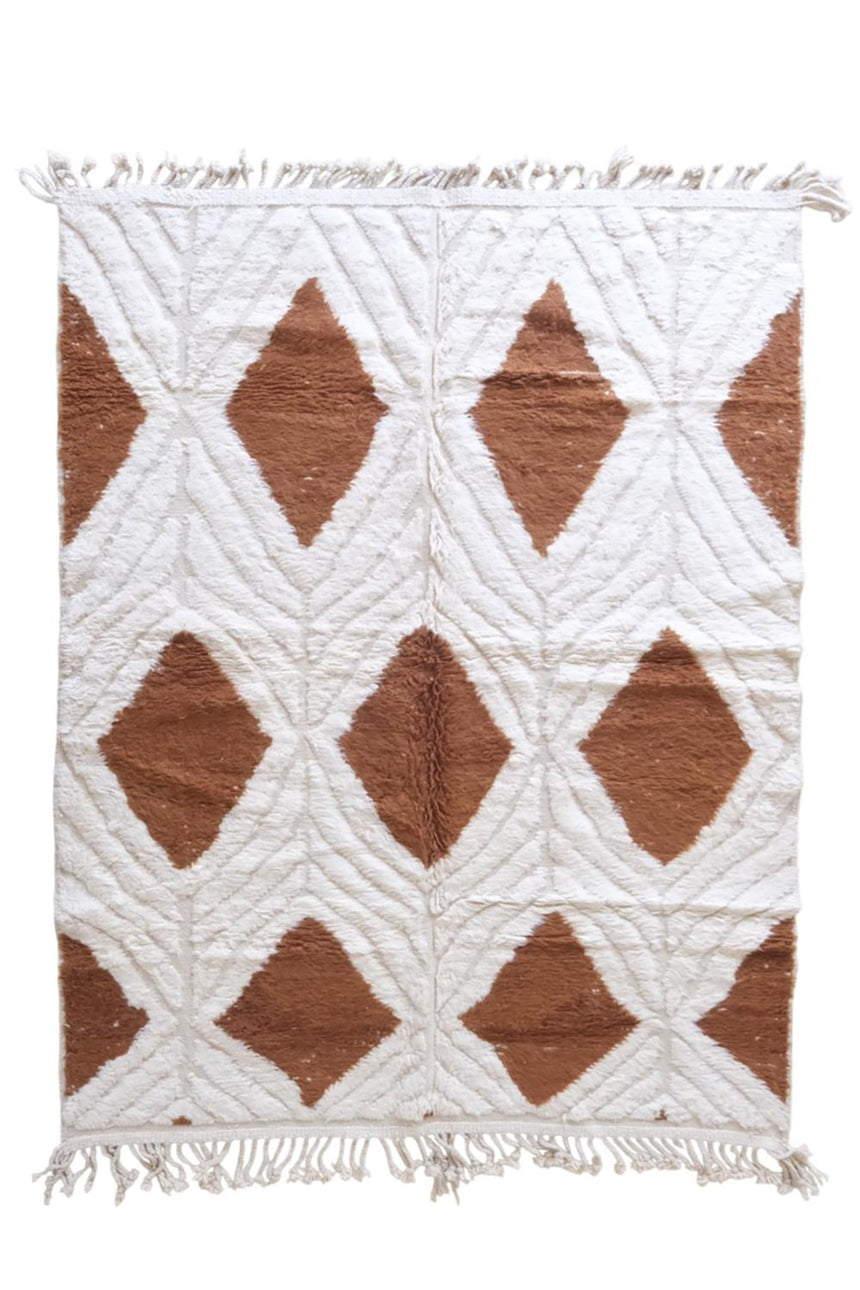 Tapis berbere marocain moderne en laine 218 x 294 cm - AFKliving