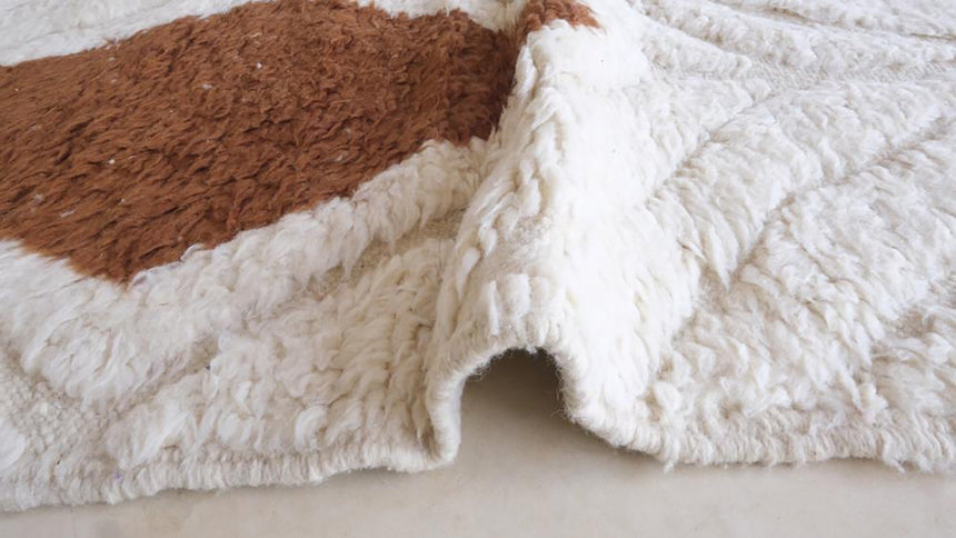 Tapis berbere marocain moderne en laine 218 x 294 cm - AFKliving