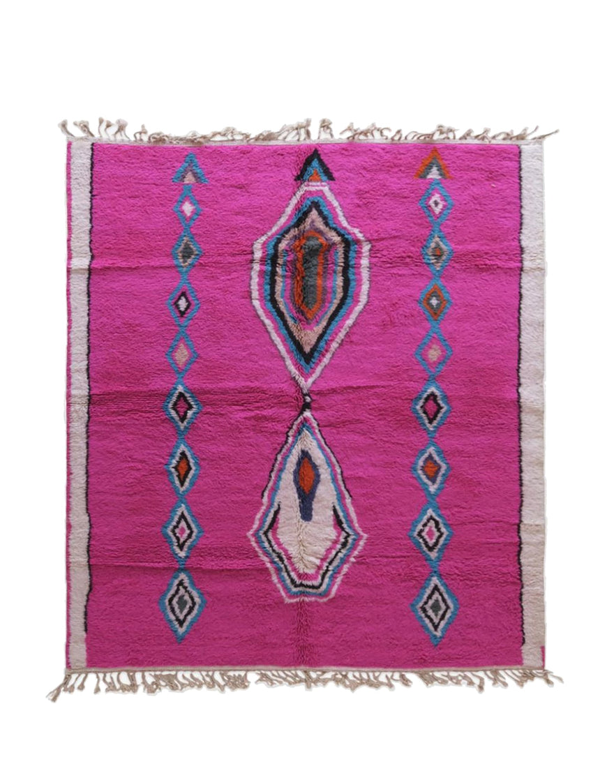 Tapis berbère marocain moderne en laine 255 x 300 cm - AFKliving