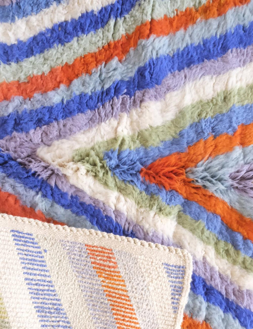 Tapis berbere marocain moderne et coloré 185 x 260 cm - AFKliving