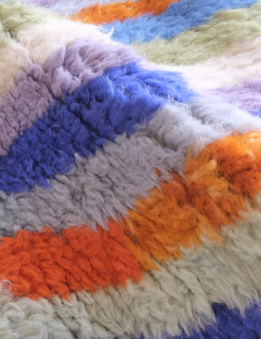 Tapis berbere marocain moderne et coloré 185 x 260 cm - AFKliving