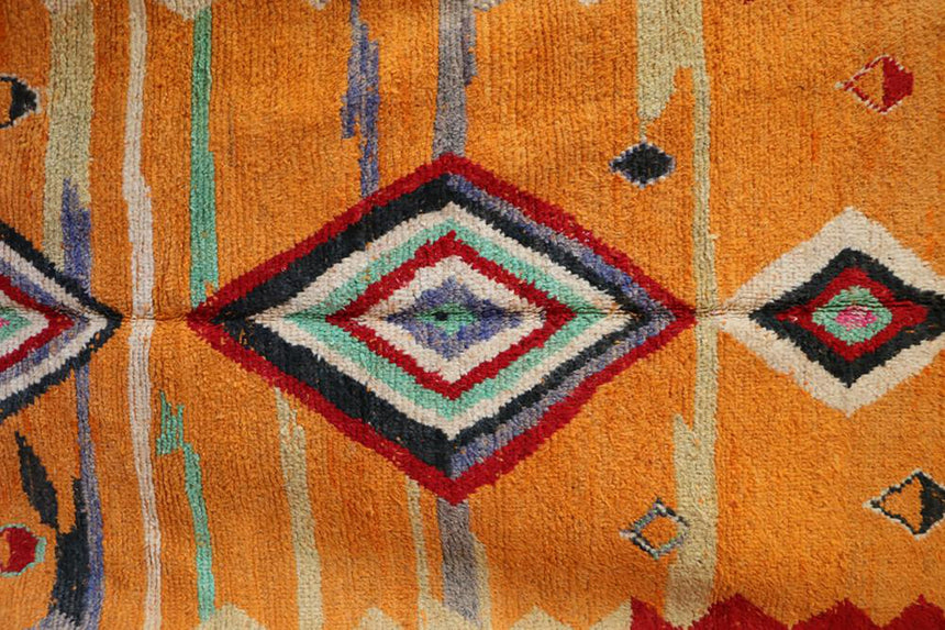 Tapis Berbere marocain pure laine 148 x 263 cm - AFKliving