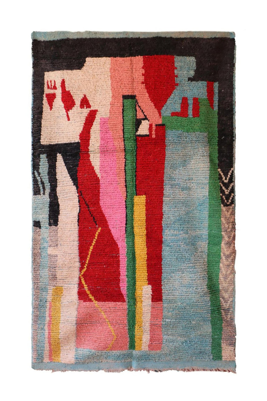 Tapis Berbere marocain pure laine 163 x 272 cm - AFKliving