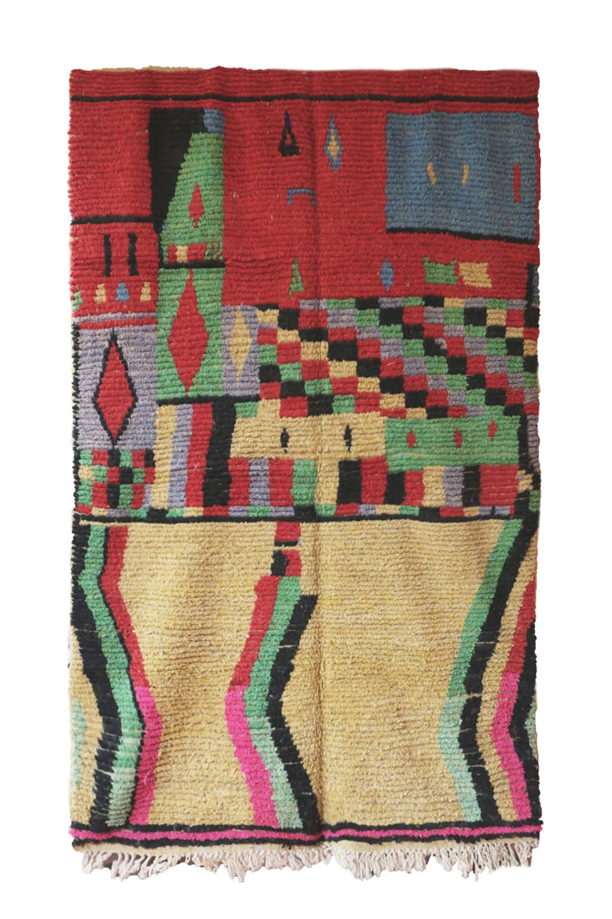 Tapis Berbere marocain pure laine 175 x 247 cm - AFKliving