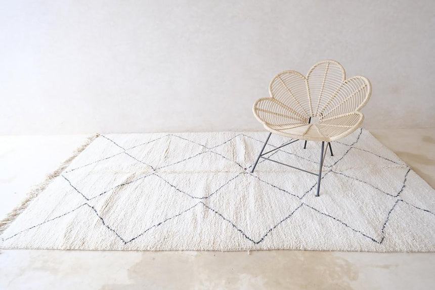 Tapis berbere marocain pure laine 185 x 305 cm - AFKliving