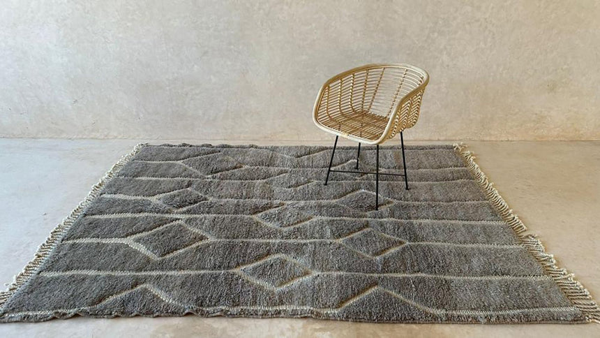 Tapis berbere marocain pure laine 188 x 262 cm - AFKliving