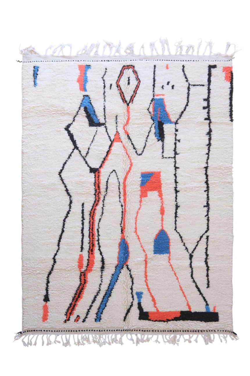 Tapis berbere marocain pure laine 196 x 290 cm - AFKliving