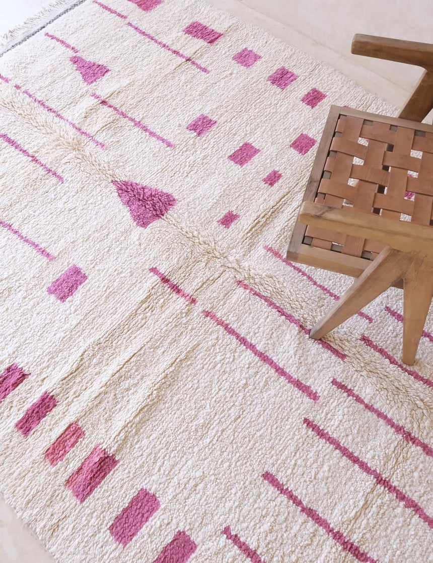 Tapis berbere marocain pure laine 197 x 303 cm - AFKliving