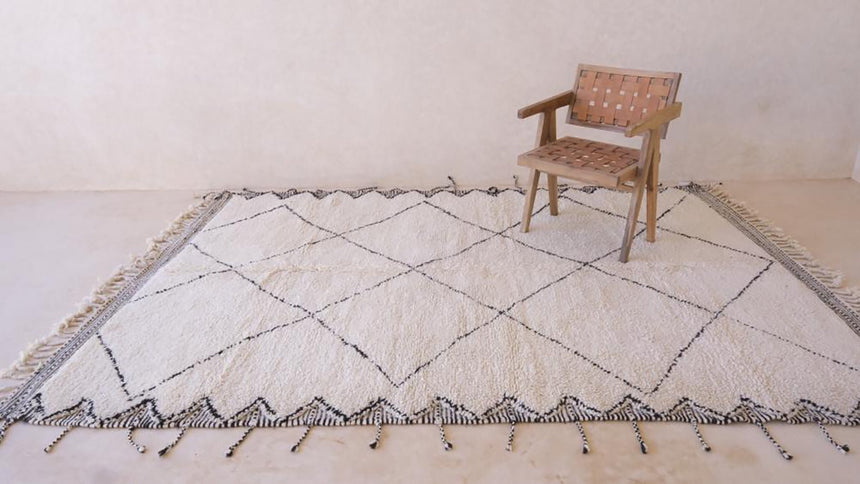 Tapis berbere marocain pure laine 204 x 298 cm - AFKliving
