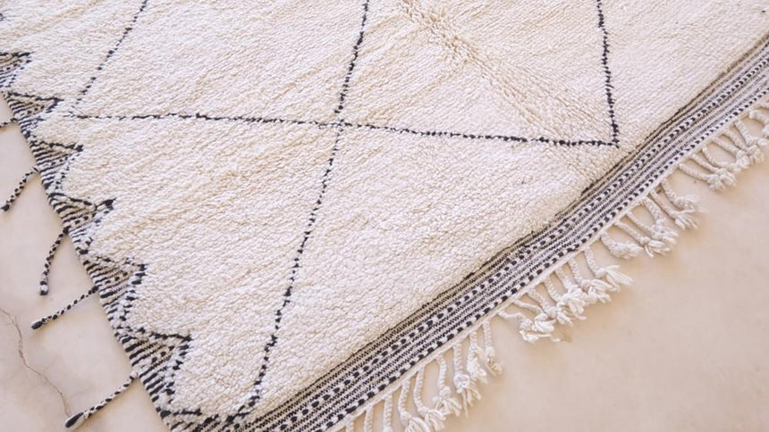 Tapis berbere marocain pure laine 204 x 298 cm - AFKliving