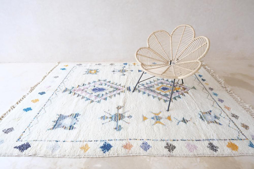 Tapis berbere marocain pure laine 206 x 292 cm - AFKliving
