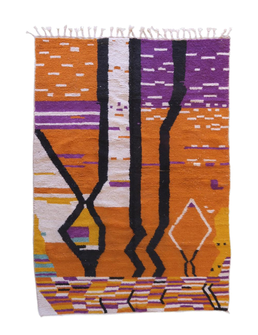 Tapis berbère marocain pure laine 211 x 313 cm - AFKliving