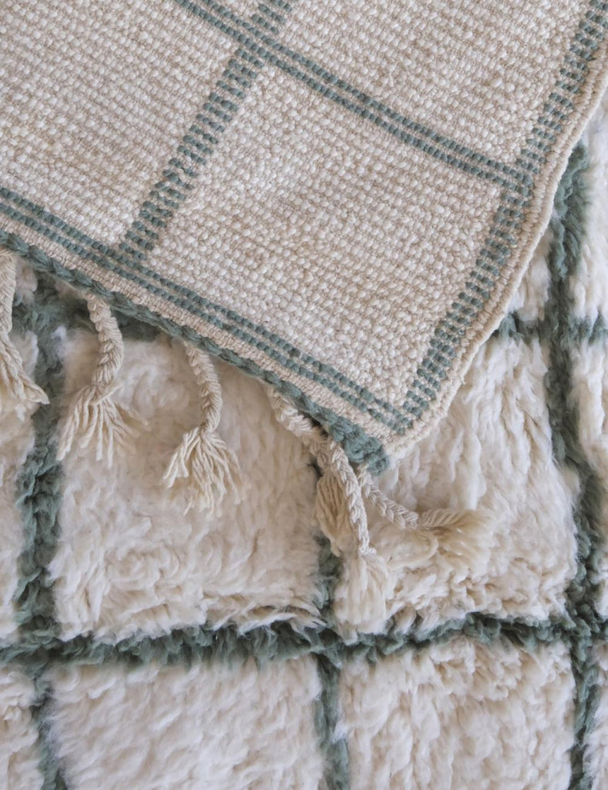 Tapis berbere marocain pure laine 220 x 274 cm - AFKliving