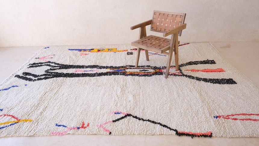 Tapis berbere marocain pure laine 233 x 328 cm - AFKliving