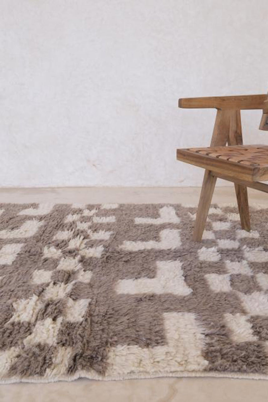Tapis Berbere marocain pure laine 238 x 157 cm - AFKliving