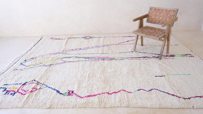 Tapis berbere marocain pure laine 238 x 335 cm - AFKliving