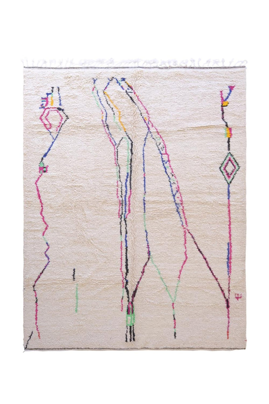 Tapis berbere marocain pure laine 238 x 335 cm - AFKliving