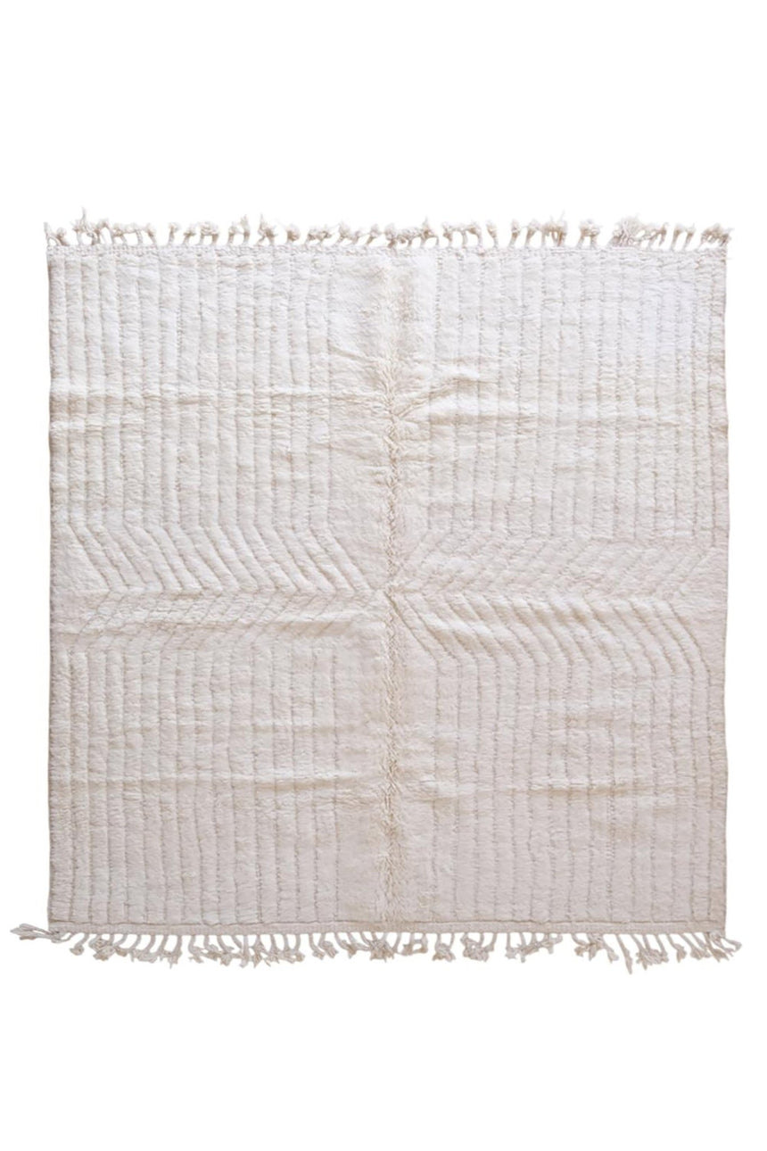 Tapis berbere marocain pure laine 240 x 256 cm - AFKliving