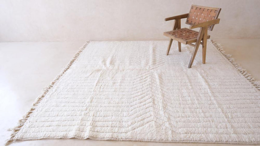 Tapis berbere marocain pure laine 240 x 256 cm - AFKliving