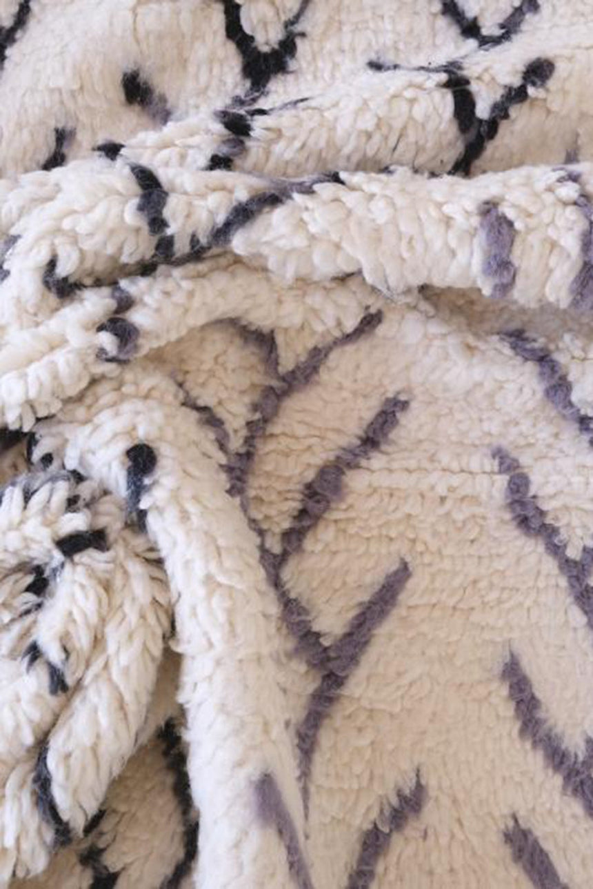Tapis Berbere marocain pure laine 255 x 150 cm - AFKliving
