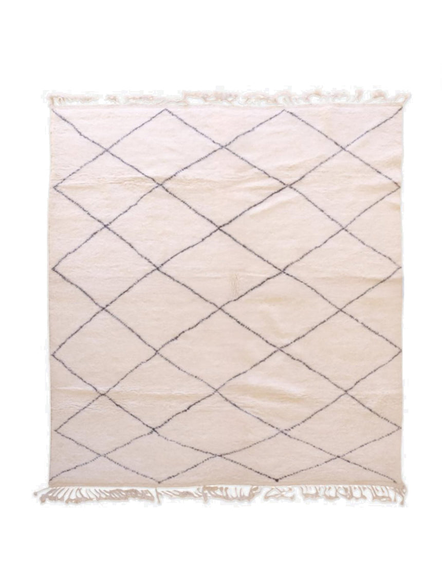 Tapis berbere marocain pure laine 261 x 293 cm - AFKliving
