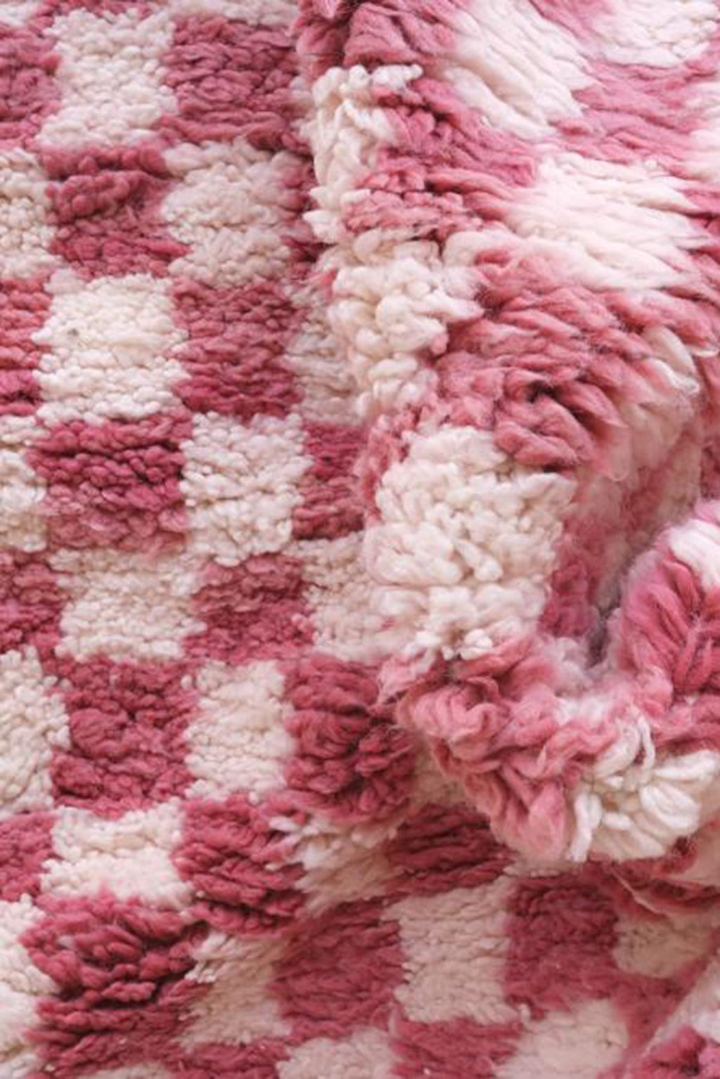 Tapis vintage en laine rose - Décoration Tapis vintage en laine rose - Décoration