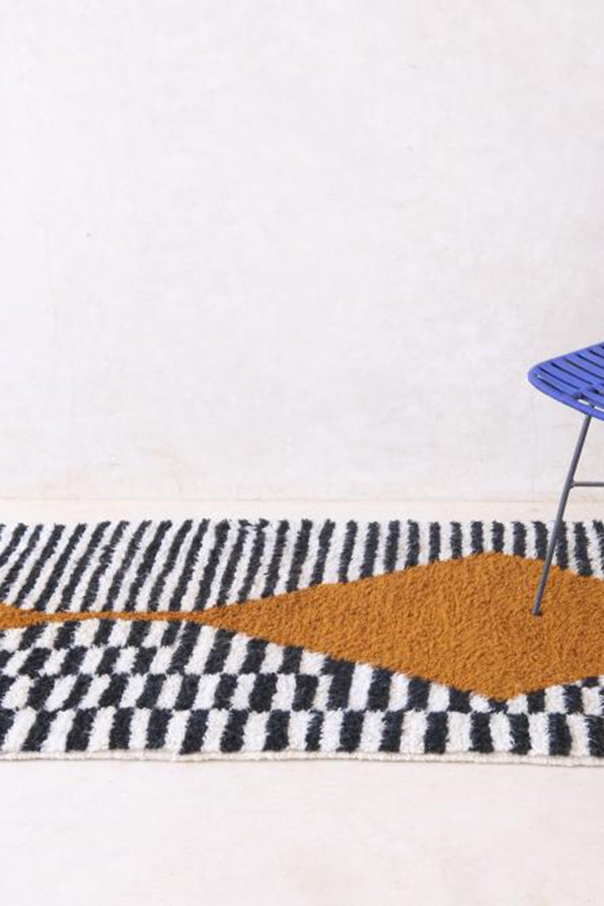 Tapis Berbere marocain pure laine 341 x 80 cm - AFKliving