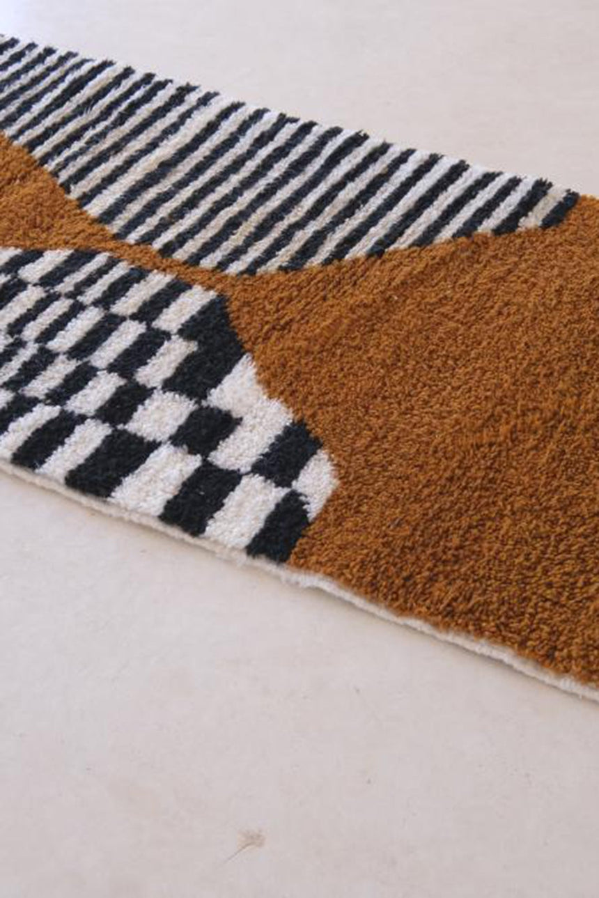 Tapis Berbere marocain pure laine 341 x 80 cm - AFKliving