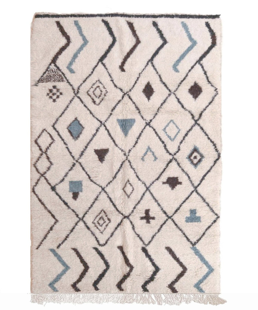 Tapis berbère marocain pure laine - tapis sur mesure - AFKliving
