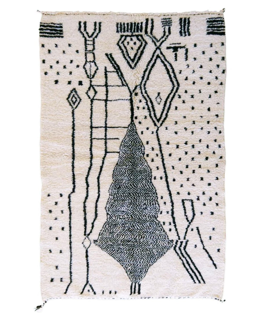 Tapis berbère marocain pure laine - tapis sur mesure - AFKliving