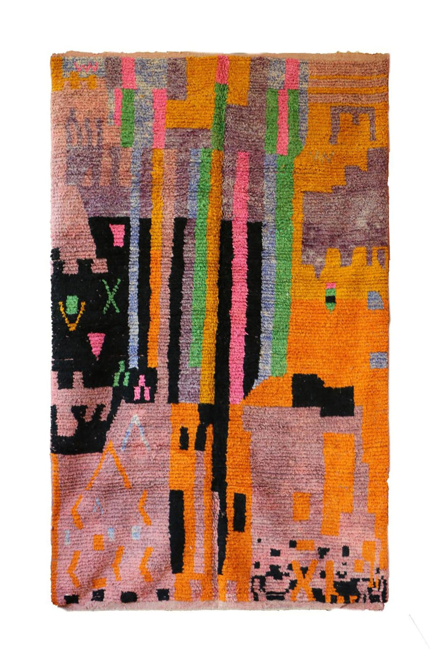 Tapis Berbere pure laine Boujad 169 x 262 cm - AFKliving