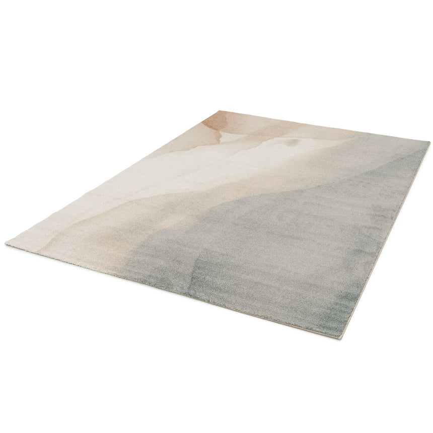 Tapis contemporain en fibres recyclées AQUARELLE - AFKliving