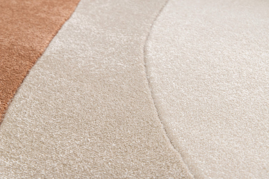 Tapis contemporain très doux FAUVE - AFKliving