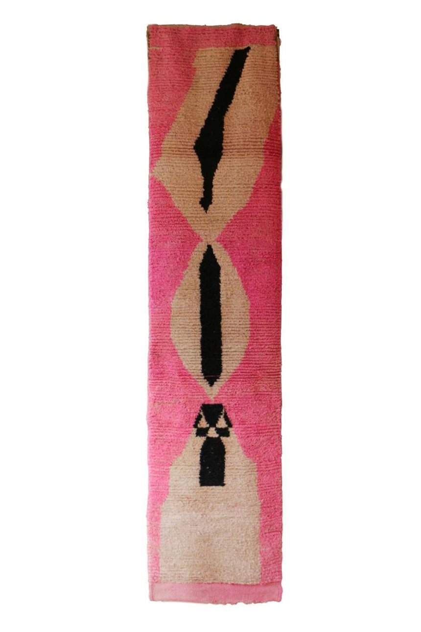 Tapis de couloir Berbere en laine 74 x 322 cm - AFKliving