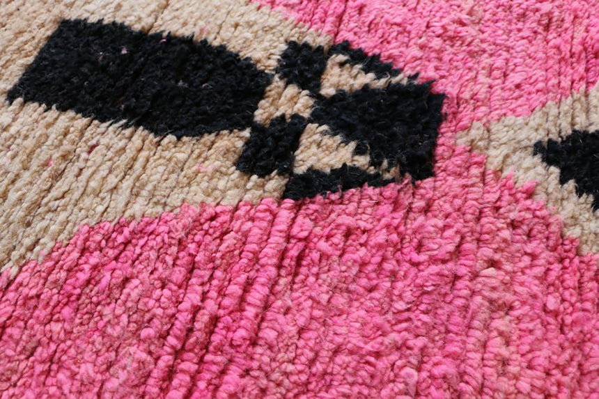 Tapis de couloir Berbere en laine 74 x 322 cm - AFKliving