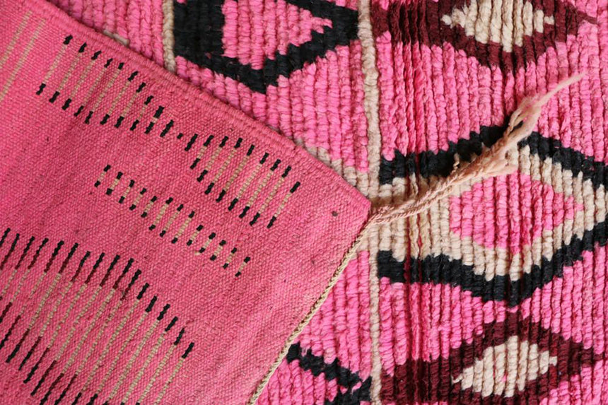 Tapis de couloir Berbere en laine Boujad 71 x 345 cm - AFKliving