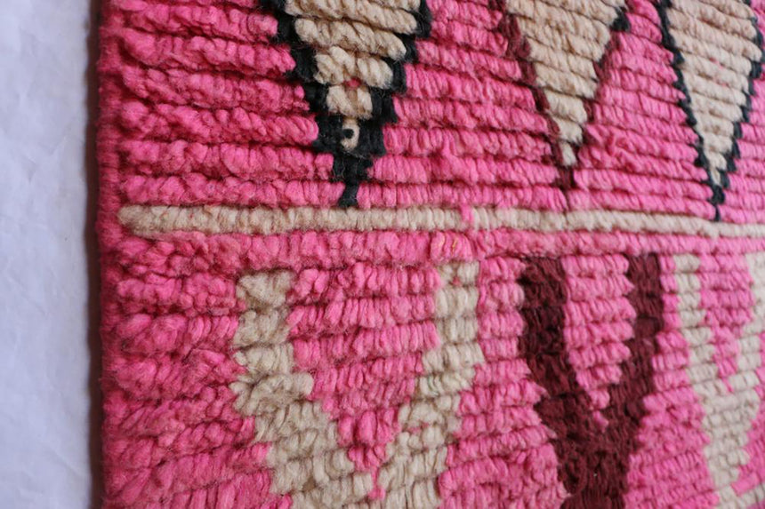 Tapis de couloir Berbere en laine Boujad 71 x 345 cm - AFKliving