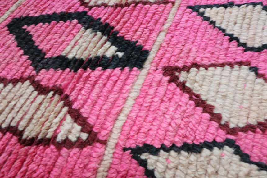 Tapis de couloir Berbere en laine Boujad 71 x 345 cm - AFKliving