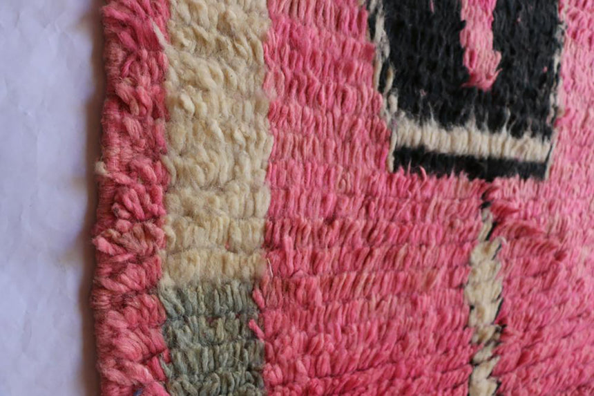 Tapis de couloir Berbere marocain en laine 74 x 378 cm - AFKliving