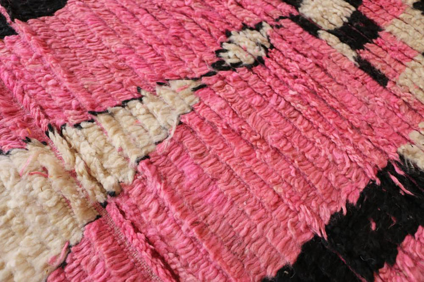 Tapis de couloir Berbere marocain en laine 74 x 378 cm - AFKliving