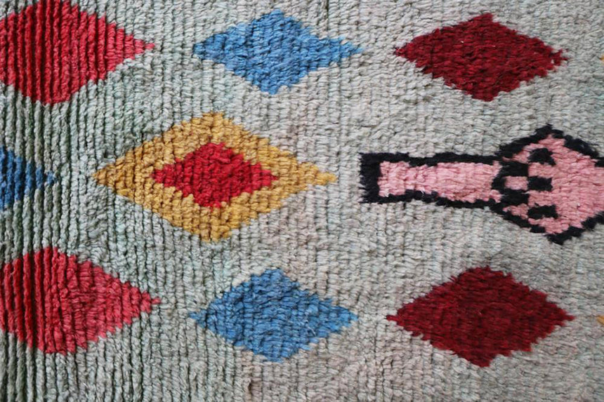 Tapis de couloir pure laine Berbere 64 x 335 cm - AFKliving