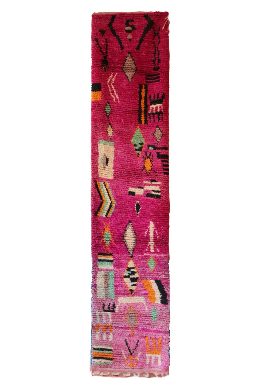 Tapis de couloir pure laine Berbere 69 x 327 cm - AFKliving