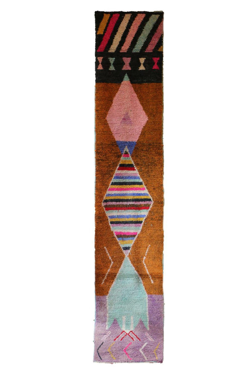 Tapis de couloir pure laine Berbere 72 x 399 cm - AFKliving